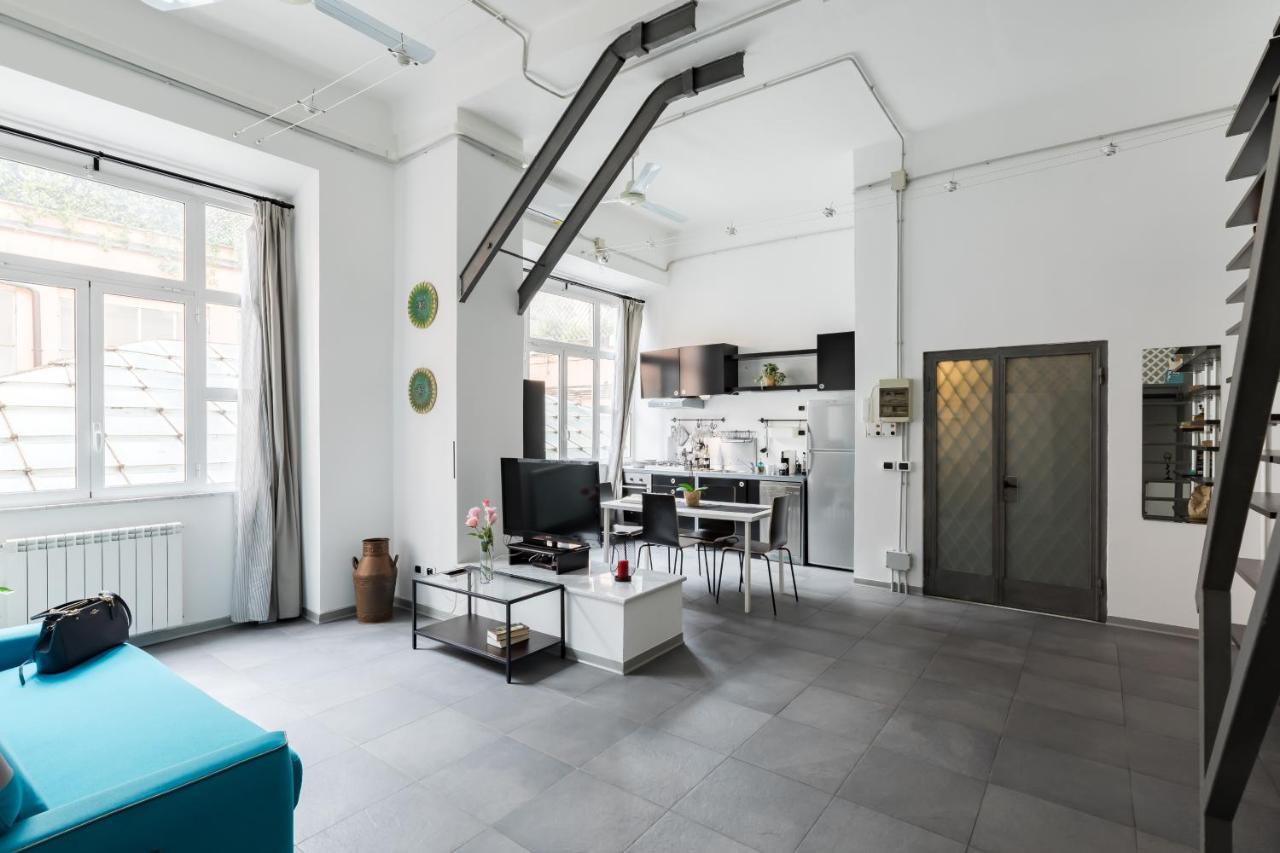 Trevi Fountain Modern Loft Apartment Рим Экстерьер фото